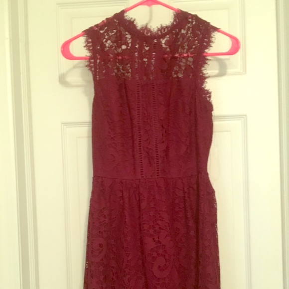 nordstrom maroon dress